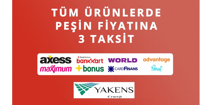Peşin Fiyatına 3 Taksit