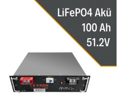 100 Ah 51.2V LiFePO4 Pil Lityum Akü Premıum Seri L 