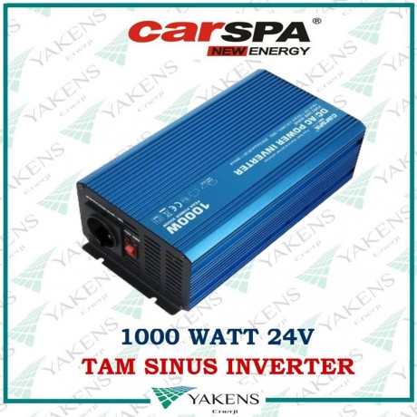 1000 Watt 24V Tam Sinüs İnverter Carspa