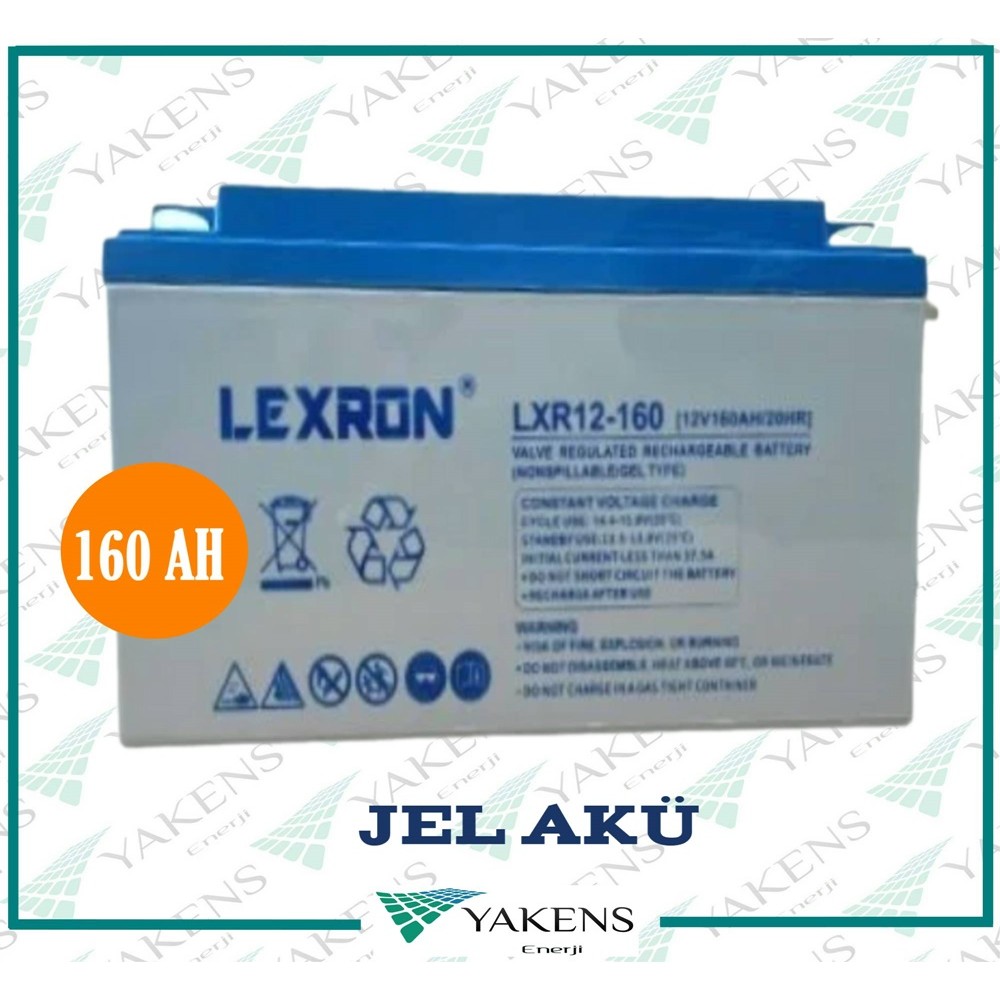 160 Amper Jel Akü Lexron