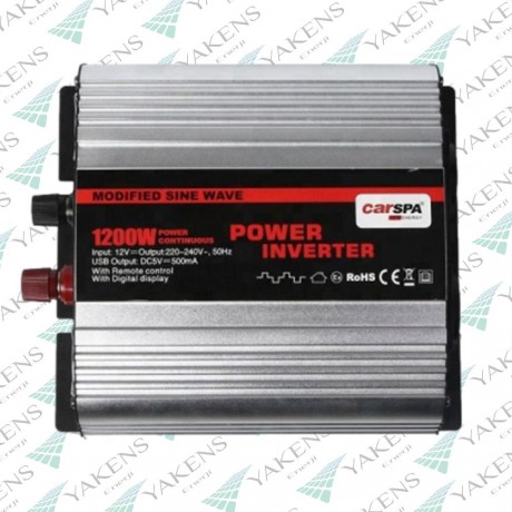 1200 Watt 12V Modifiye Sinüs İnverter Carspa
