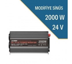 2000W Watt 24V Modifiye Sinüs İnverter Lexron 