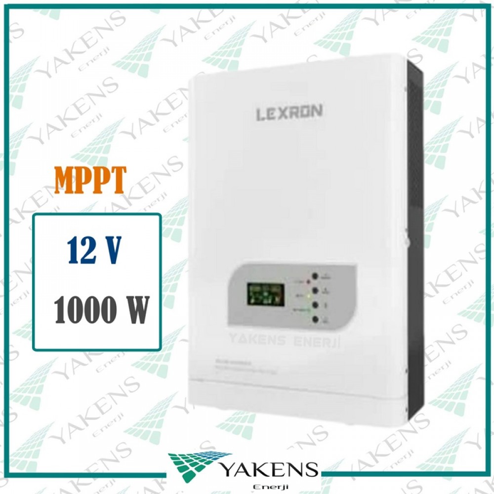 1000W 1KW 12V 60A MPPT Şarjlı Tam Sinüs Akıllı İnverter