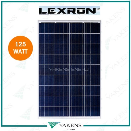 125 Watt 12V Polikristal Güneş Paneli Lexron