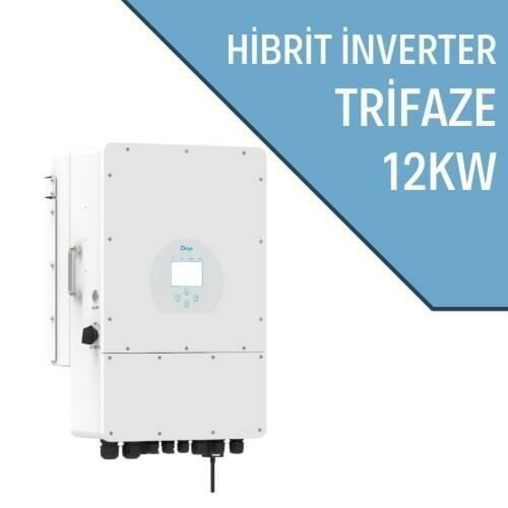 12 Kw Hibrit Trifaze LV İnverter Deye