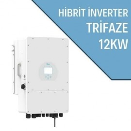12 Kw Hibrit Trifaze LV İnverter Deye