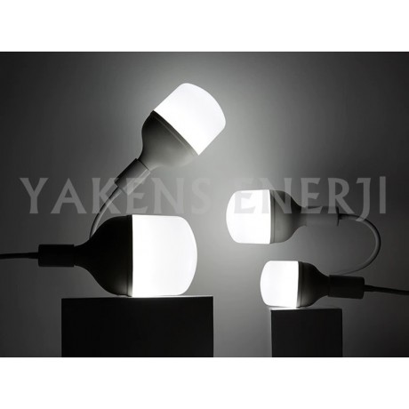 12V 30W Solar Led Ampul Beyaz Renk Ampul Yüksek Işık Gücü