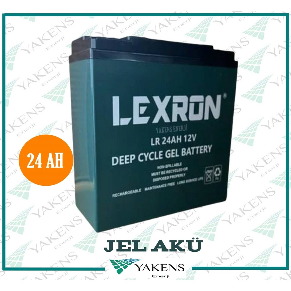 24 Ah Jel Akü Lexron