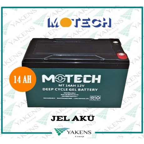 14 Amper Jel Akü Motech