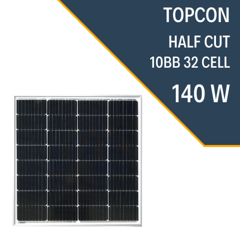 140 Watt Half Cut Monokristal Güneş Paneli Lexron