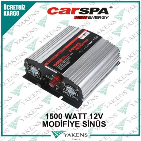 1500 Watt 12V Modifiye İnverter Carspa