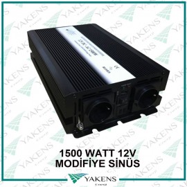 1500 Watt 12 Volt Modifiye Sinüs İnverter Alpex 