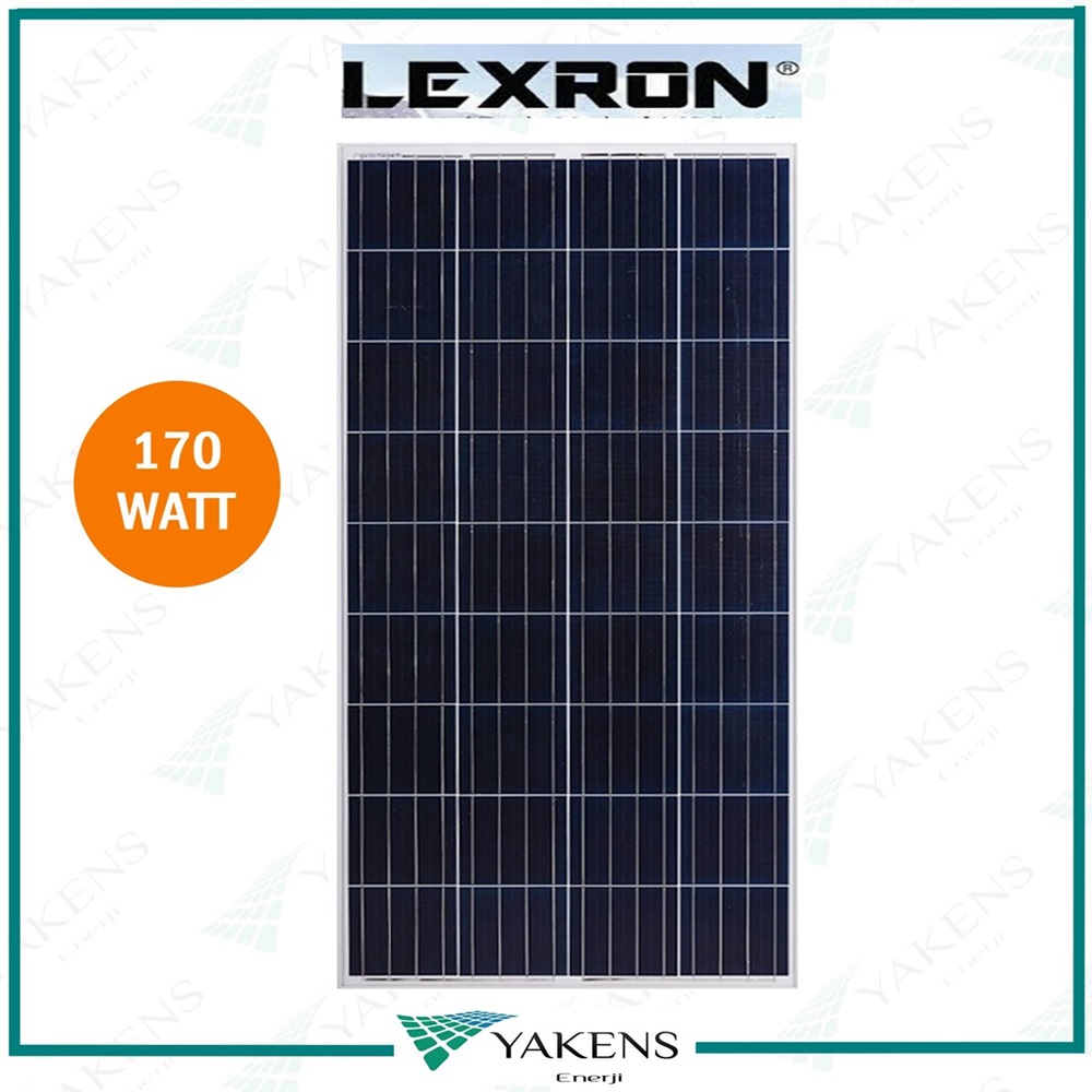 170 Watt 12V Polikristal Güneş Paneli Lexron