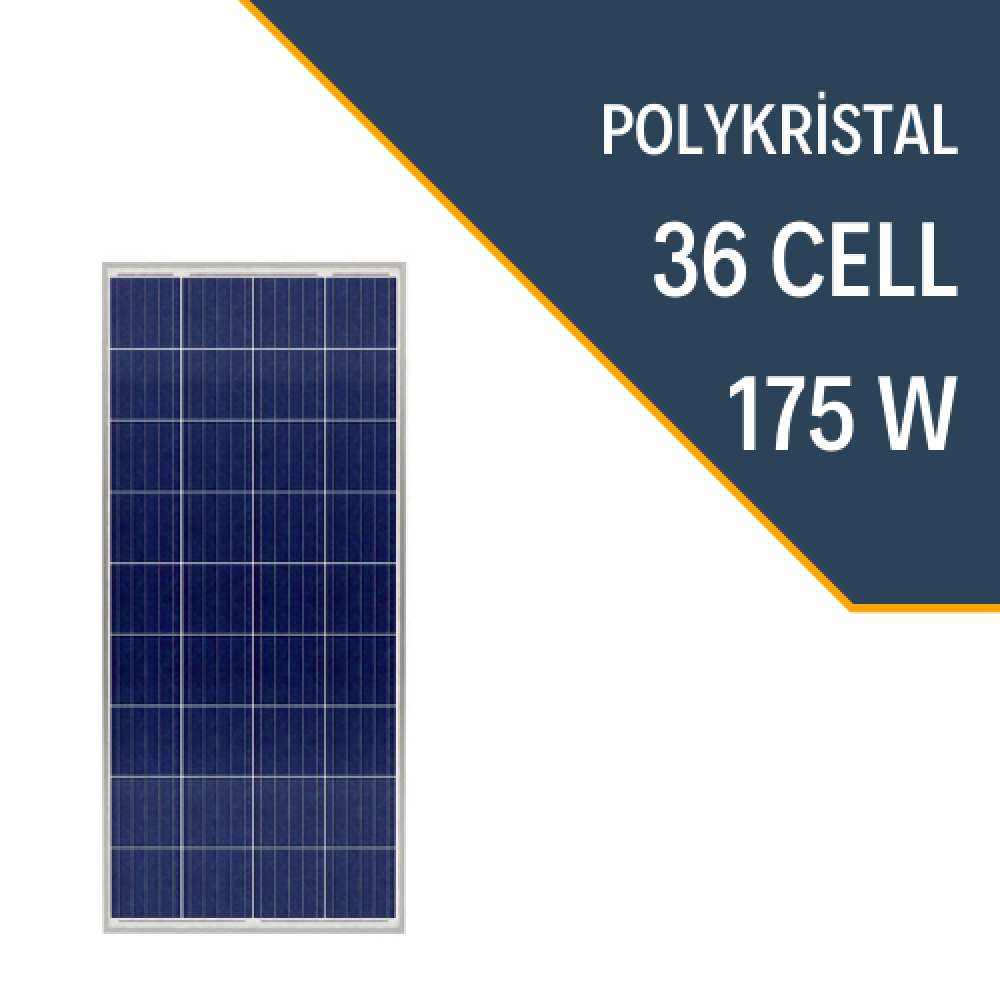 175 Watt 12V Polikristal Güneş Paneli Lexron