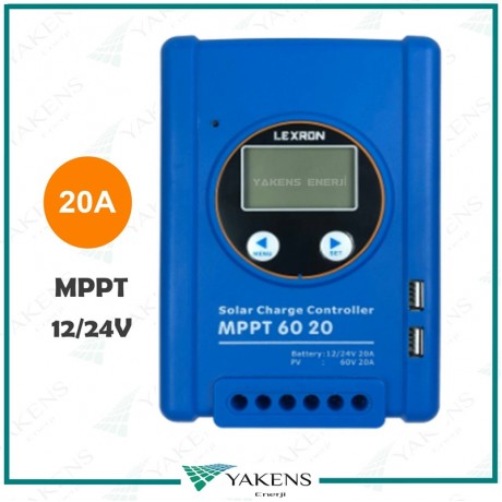 20 Amper Mppt 12/24V Solar Şarj Cihazı Lexron