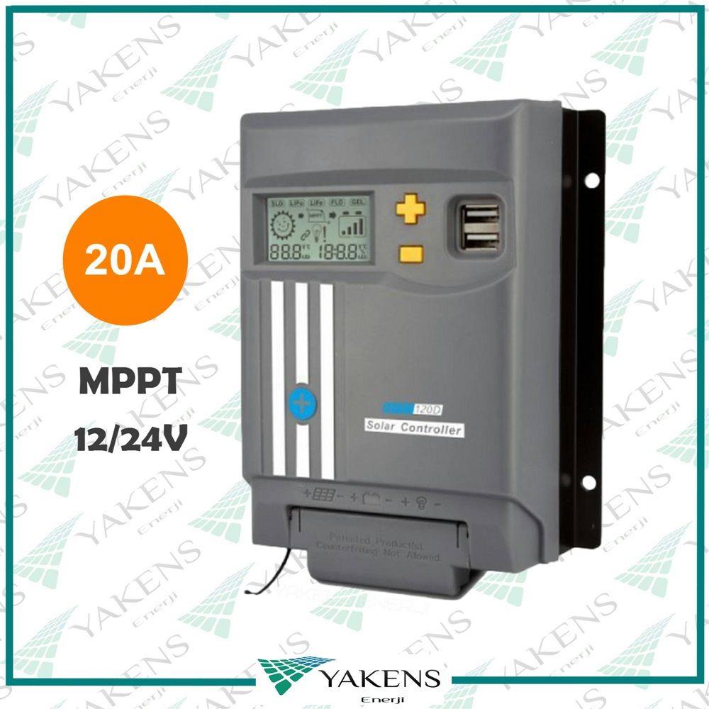 20 Amper Mppt 12/24V Solar Şarj Cihazı Lexron