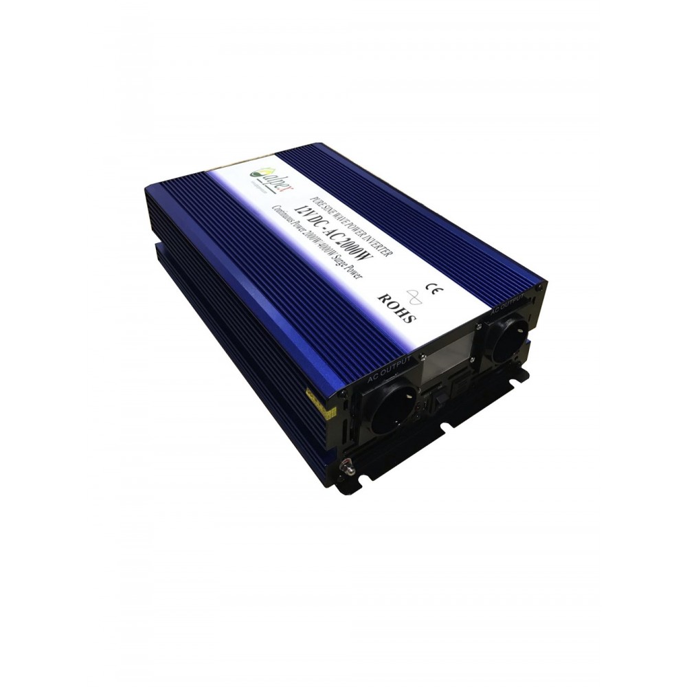 2000 Watt 12V (Digital Ekranlı) Tam Sinüs İnverter Alpex