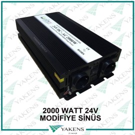 2000 Watt 24 Volt Modifiye Sinüs İnverter Alpex