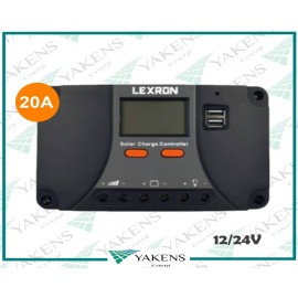 20 Amper 12/24V Solar Pwm Şarj Kontrol Cihazı Lexron