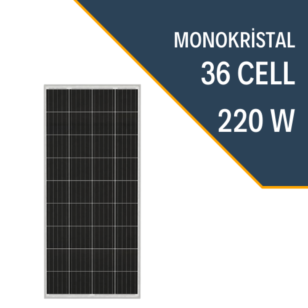 220 Watt 12V Monokristal Güneş Paneli Lexron