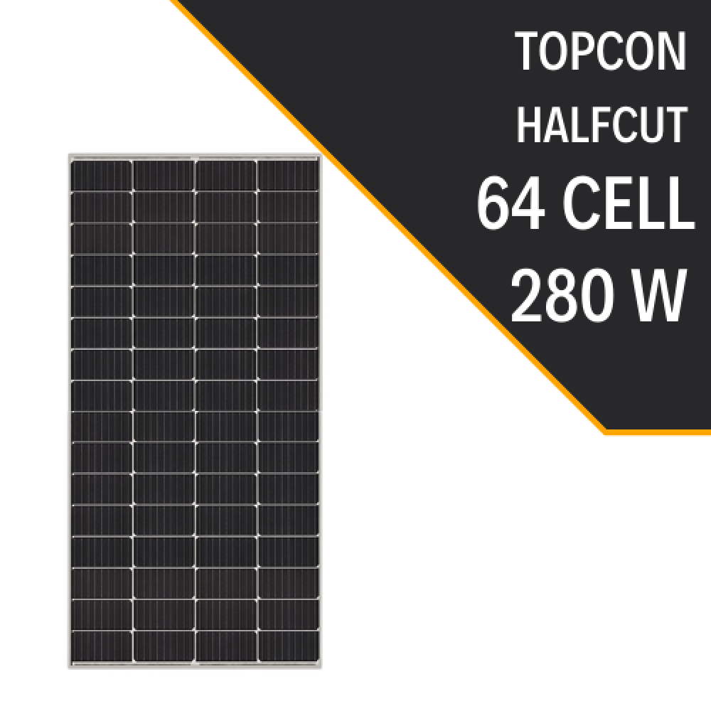 280 Watt Half Cut Monokristal Güneş Paneli Lexron