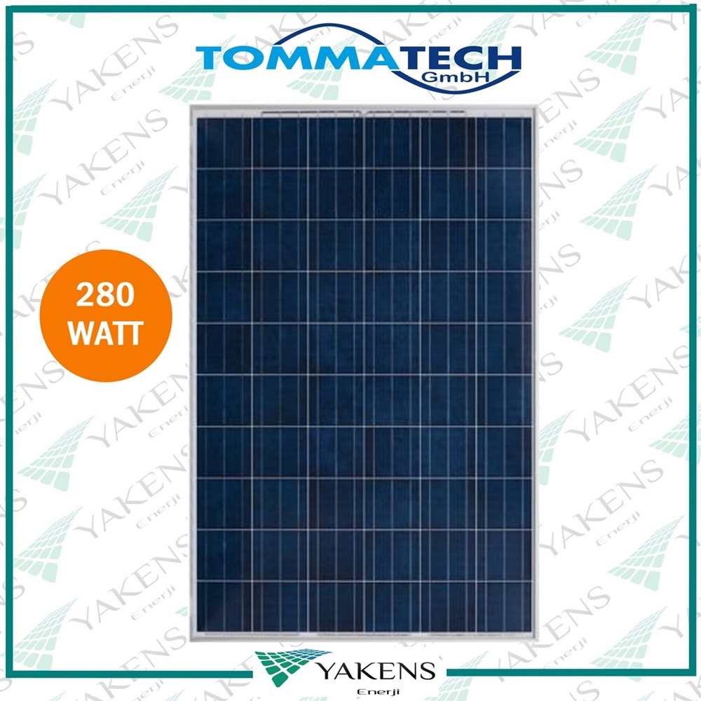 280 Watt Polikristal Güneş Paneli Tommatech