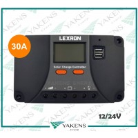 30 Amper 12-24V Solar Pwm Şarj Kontrol Cihazı Lexr 