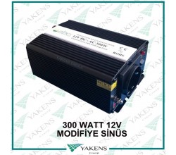 300W Watt 12V Modifiye Sinüs İnverter Alpex 