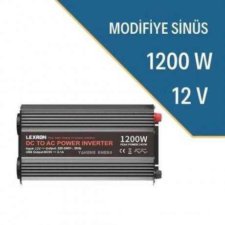 1200 Watt 12V Modifiye Sinüs İnverter Lexron