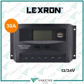 30A Solar Pwm Şarj Regülatörü 30 Amper Güneş Paneli Şarj Kontrol Cihazı Lexron 12/24V