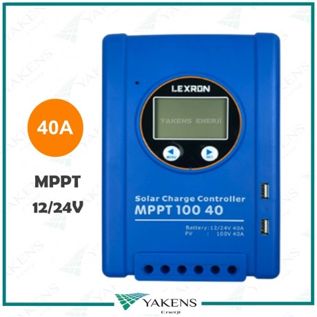 40 Amper Mppt 12/24V Solar Şarj Cihazı Lexron