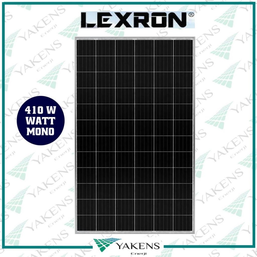 410 Watt 24V Monokristal Güneş Paneli 72 Hücreli Lexron