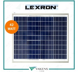 42 Watt 12V Polikristal Güneş Paneli Lexron 