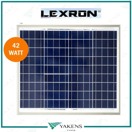 42 Watt 12V Polikristal Güneş Paneli Lexron