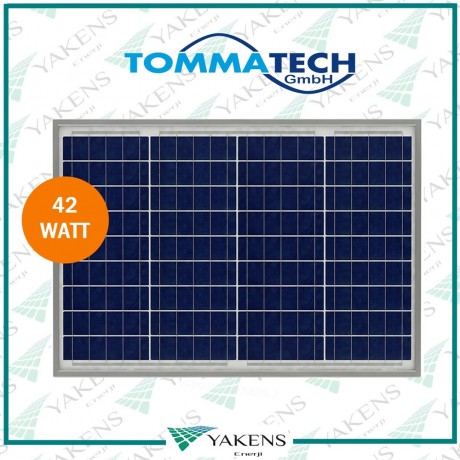 42 Watt Polikristal Güneş Paneli Tommatech