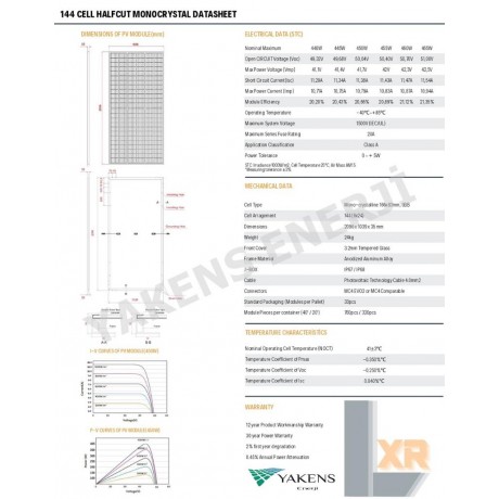 465W Half Cut Monokristal Güneş Paneli Lexron