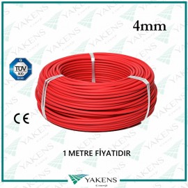 4MM SOLAR KABLO KIRMIZI 4MM SOLAR KABLO KIRMIZI