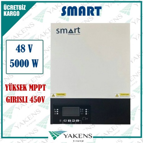 5.5 KW 5500W 48V Yüksek MPPT Şarjlı Akıllı İnverter Smart