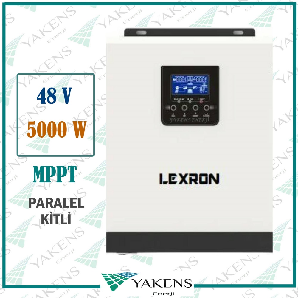 5000W 5Kw 48V MPPT Şarjlı Parallelenebilir Akıllı İnverter Lexron