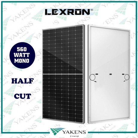 560W Half Cut Monokristal Güneş Paneli Lexron