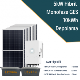 5kW MONOFAZE HİBRİT SİSTEM 2 5kW MONOFAZE HİBRİT SİSTEM 2
