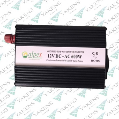 600 Watt 12 Volt Modifiye Sinüs İnverter Alpex