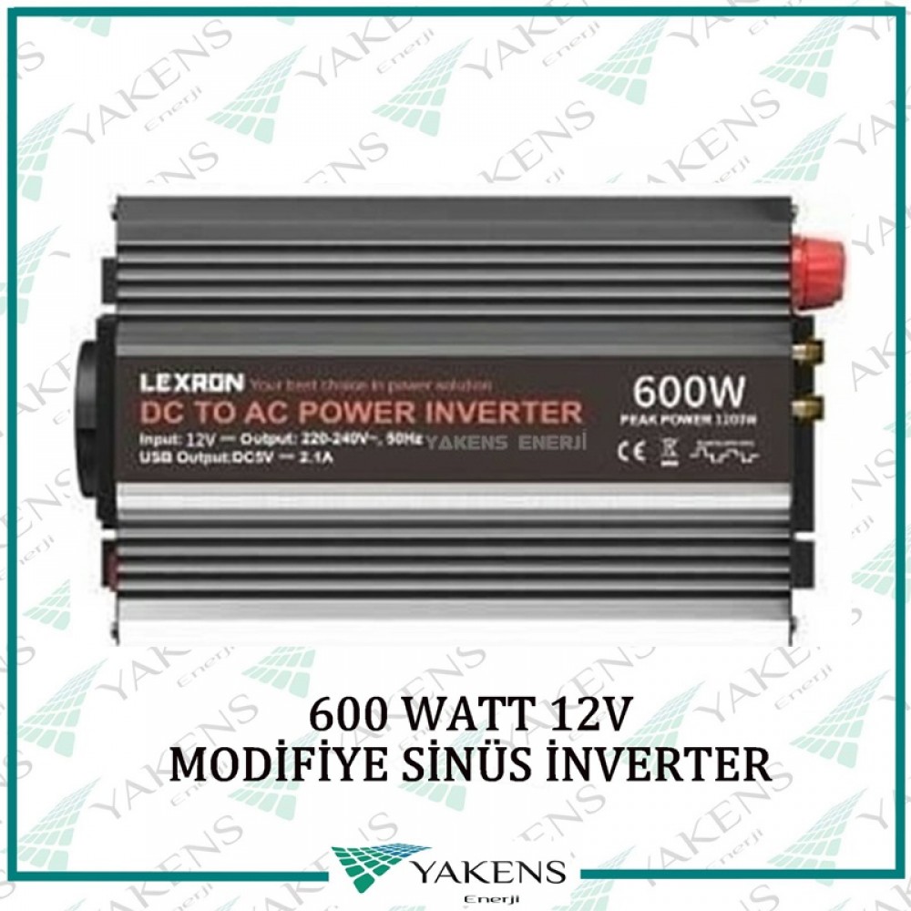 600 Watt 12V Modifiye Sinüs İnverter Lexron