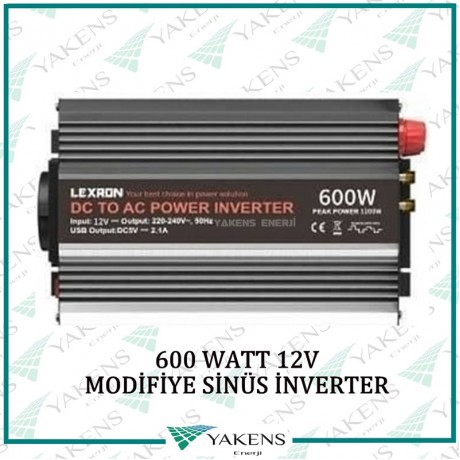 600 Watt 12V Modifiye Sinüs İnverter Lexron