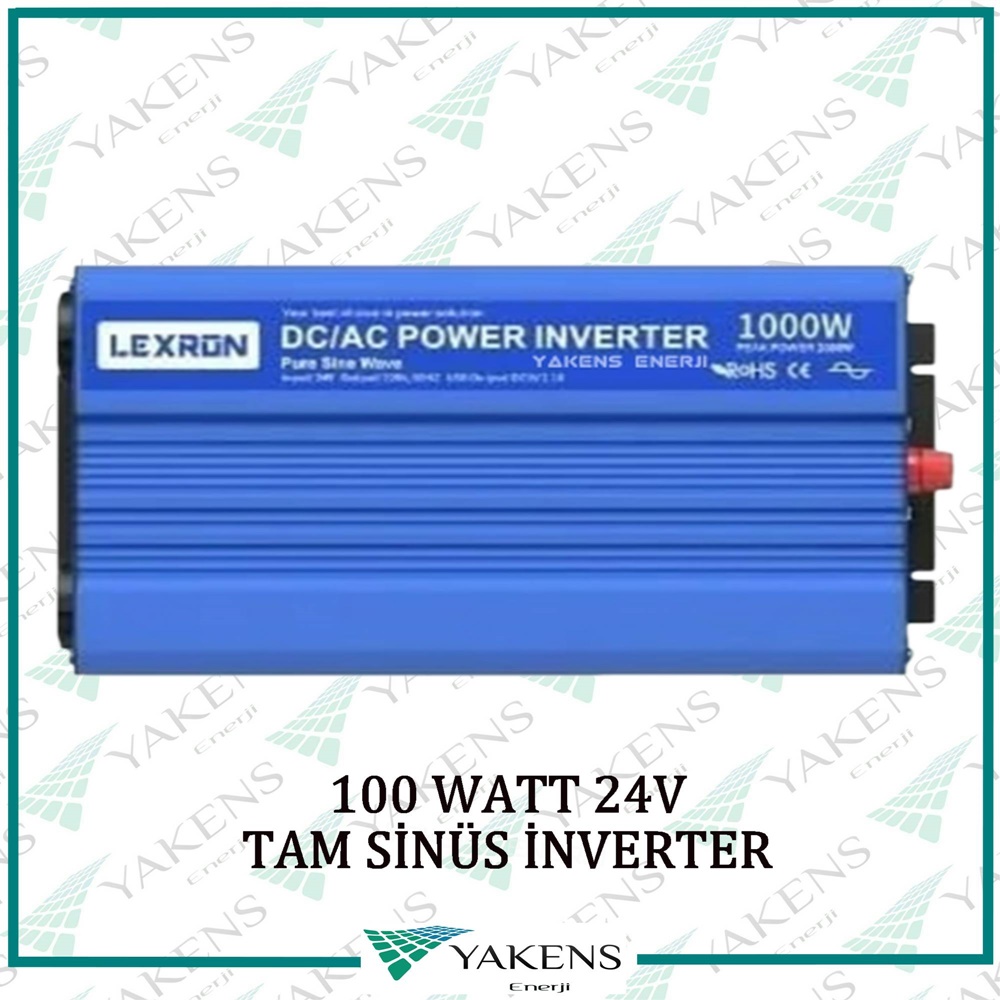 1000 Watt 24V Tam Sinüs İnverter Lexron