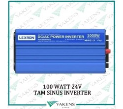 1000 Watt 24V Tam Sinüs İnverter Lexron 