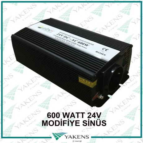 600 Watt 24 Volt Modifiye Sinüs İnverter Alpex