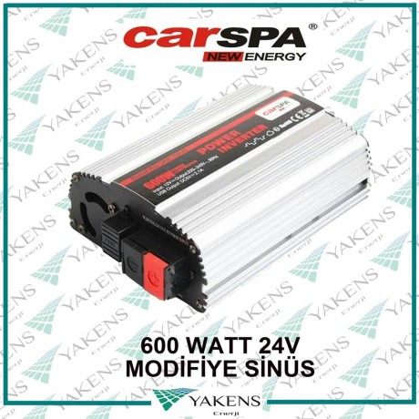 600 Watt 24V Modifiye Sinüs İnverter Carspa