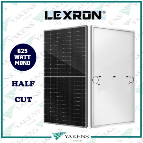 625 Watt Half Cut Monokristal Güneş Paneli Lexron