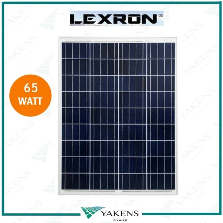 65 Watt 12V Polikristal Güneş Paneli Lexron